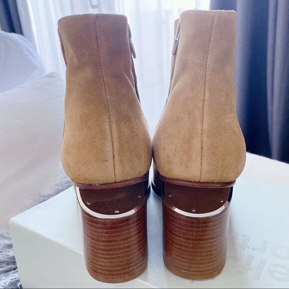 Alexander Wang Gabi Suede Booties in Almond - Picture 6 of 12